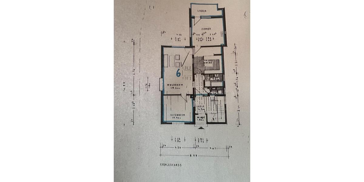 Erdgeschoßwohnung Wiesloch - 4 Zimmer, 104 m&sup2;, 1.350&euro; | Angebot:26588261
