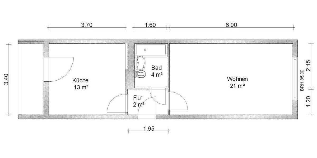Beliebte 1-Raum-Wohnung in Bestlage 1 zimmer