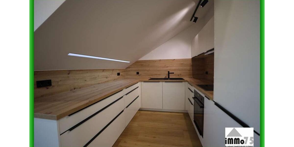 Dachgeschoßwohnung Illingen - 3.5 Zimmer, 76 m&sup2;, 1.064&euro; | Angebot:26701283