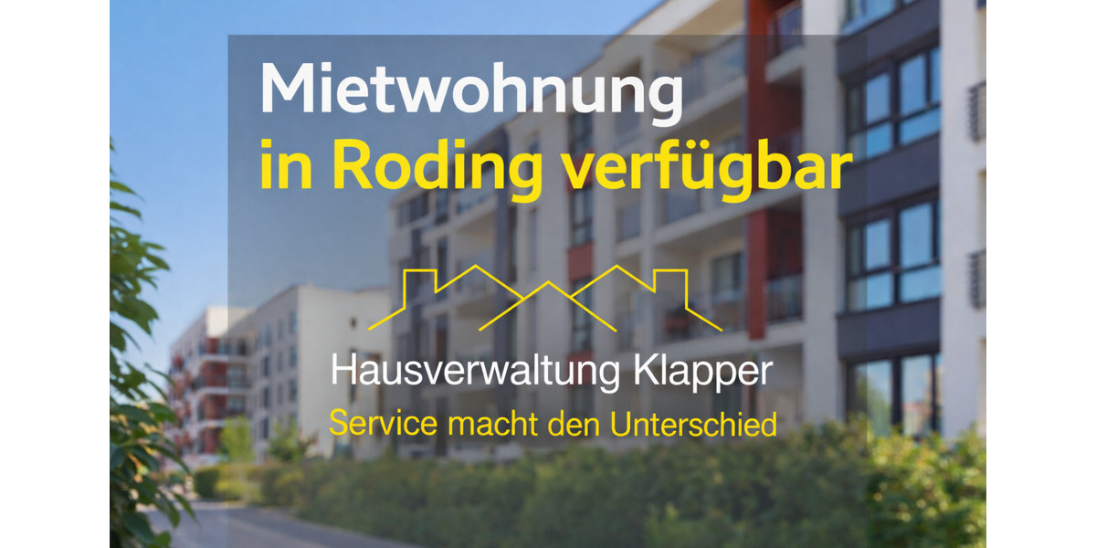 Etagenwohnung Roding - 2 Zimmer, 53 m&sup2;, 460&euro; | Angebot:25174068