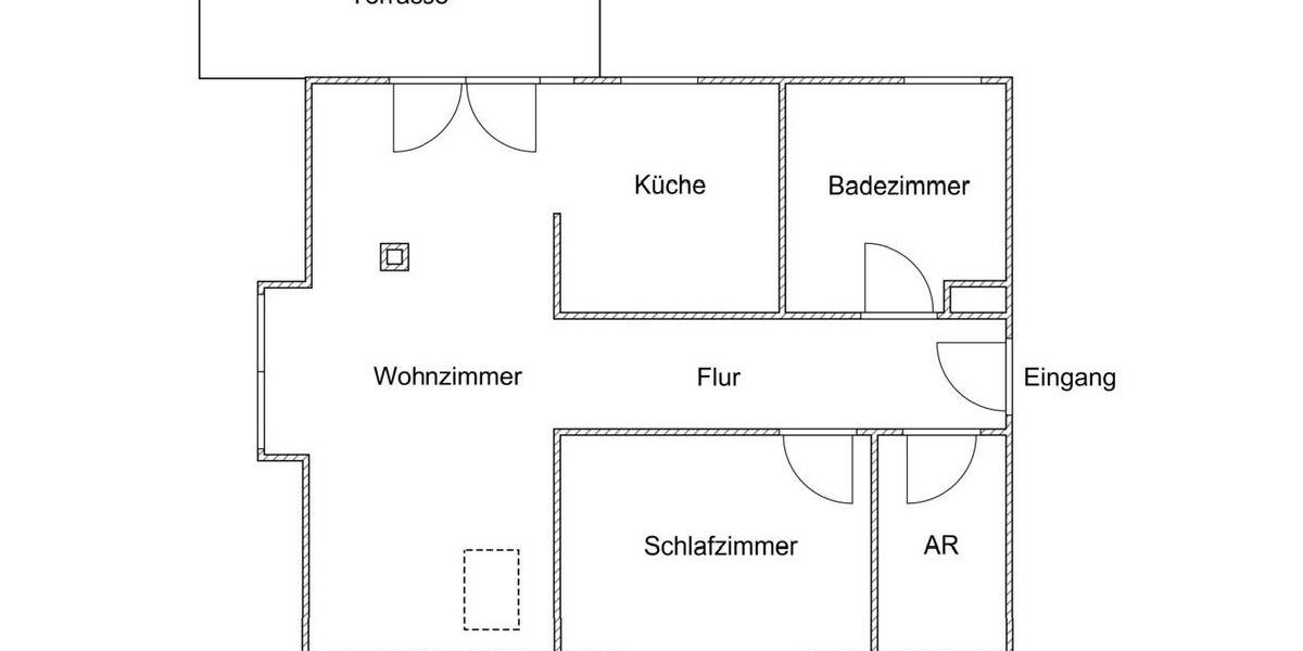 Etagenwohnung Forst (Lausitz) - 2 Zimmer, 69 m&sup2;, 480&euro; | Angebot:26545692