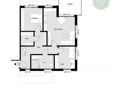 Wohnung Hörstel - 3 Zimmer, 79 m&sup2;, 489&euro; | Angebot:25538835