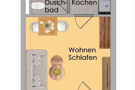Wohnung Ismaning - 1 Zimmer, 26 m&sup2;, 450&euro; | Angebot:27068635