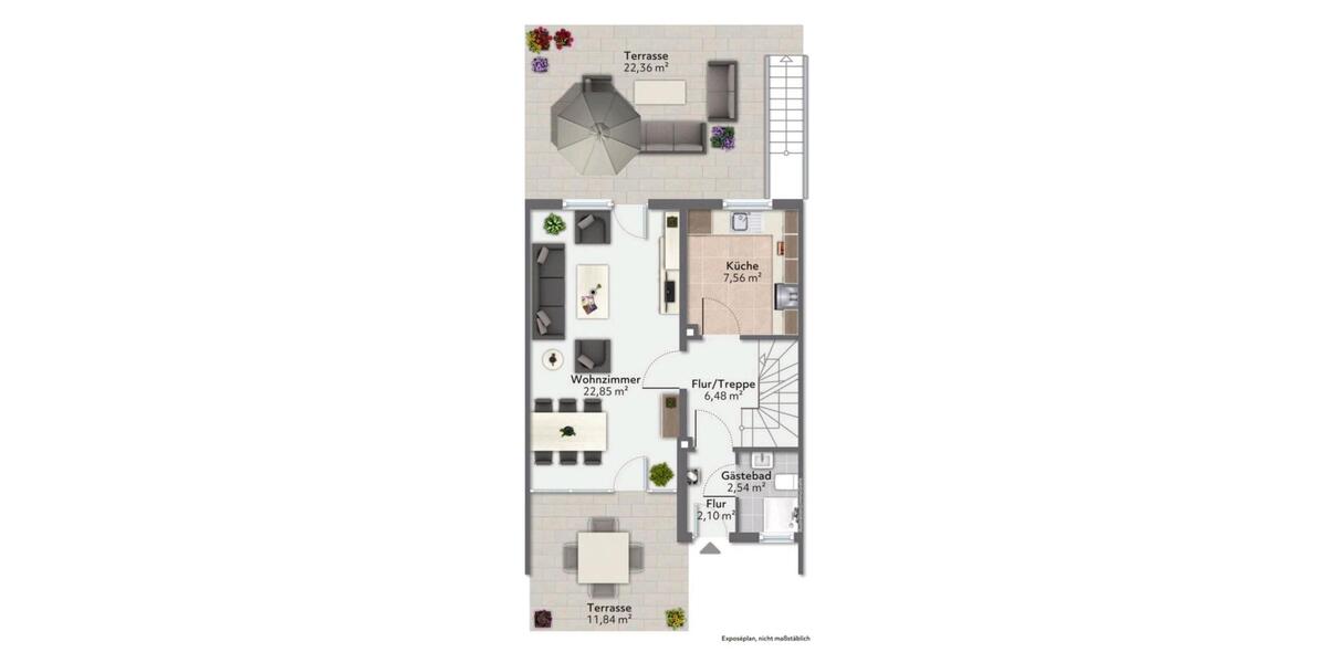 Etagenwohnung Velpke - 4 Zimmer, 101 m&sup2;, 1.000&euro; | Angebot:26626062