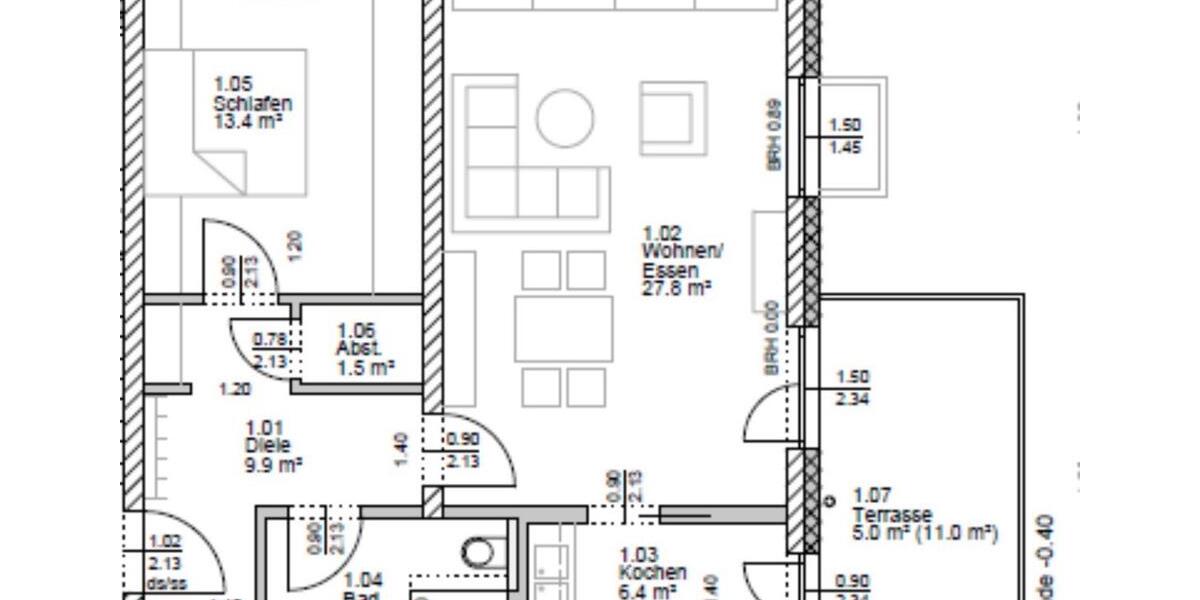 Etagenwohnung Schwarzheide - 2 Zimmer, 71 m&sup2;, 773&euro; | Angebot:25781854