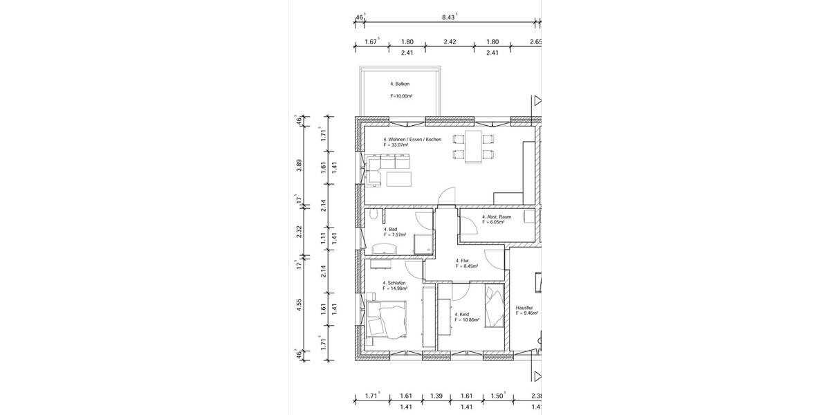 Etagenwohnung Winsen (Aller) - 3 Zimmer, 86 m&sup2;, 1.100&euro; | Angebot:25790293