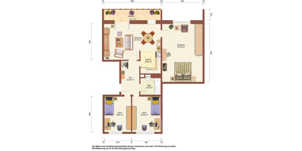 Etagenwohnung Weißwasser/O.L. O.L. - 4 Zimmer, 78 m&sup2;, 410&euro; | Angebot:25742847