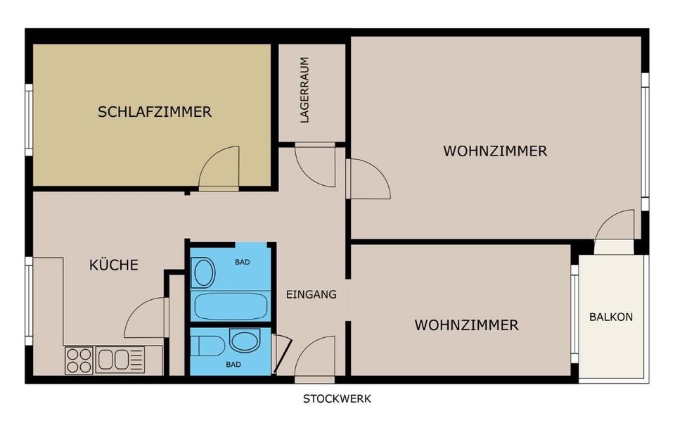 Wohnen auf Zeit Ammersbek - 3 Zimmer, 68 m&sup2;, 1.100&euro; | Angebot:24901038