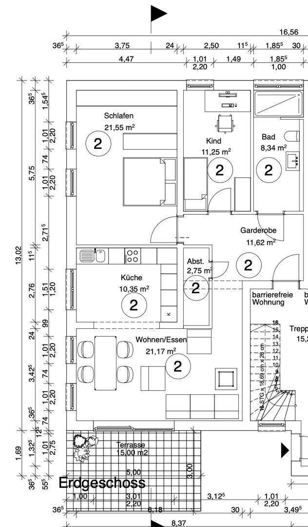 NEUBAU, seniorengerechte 3- Zimmerwohnung in bester Lage von Groß-Umstadt 3 zimmer