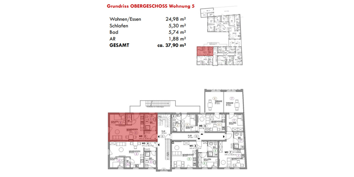 Erdgeschoßwohnung Wernberg-Köblitz Köblitz - 1 Zimmer, 37 m&sup2;, 456&euro; | Angebot:25887618