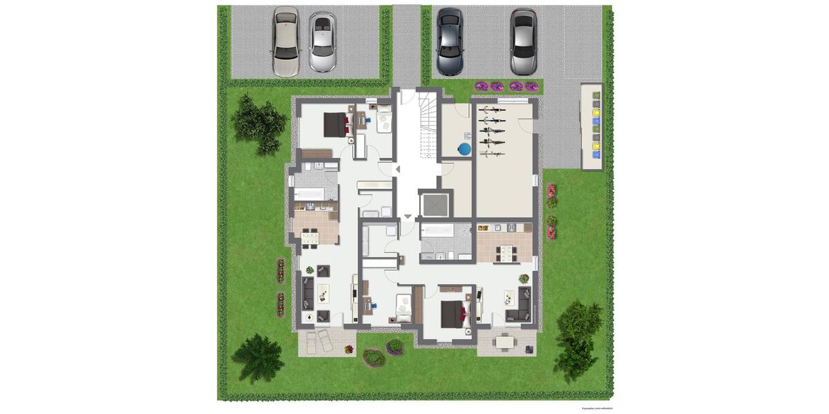 Erdgeschoßwohnung Bad Doberan - 2 Zimmer, 54 m&sup2;, 864&euro; | Angebot:25978954
