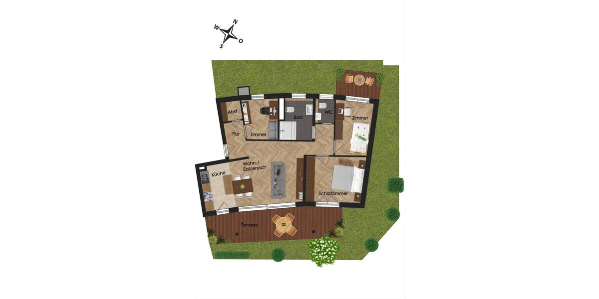 Etagenwohnung Metzingen - 4 Zimmer, 103 m&sup2;, 1.500&euro; | Angebot:25929133