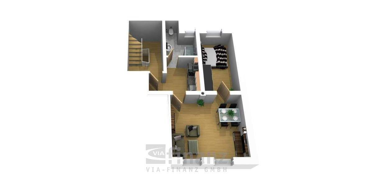 Etagenwohnung Crimmitschau Rudelswalde - 2 Zimmer, 40 m&sup2;, 243&euro; | Angebot:26161255