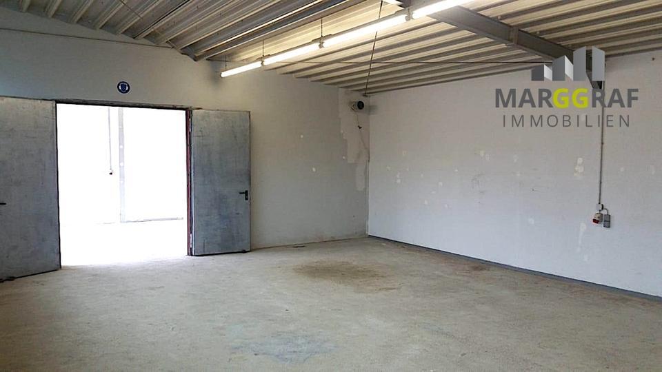 Lagerhalle auf gepflasterten und komplett eingezäunten Gewerbegelände in Osnabrück-Atter zu vermieten!