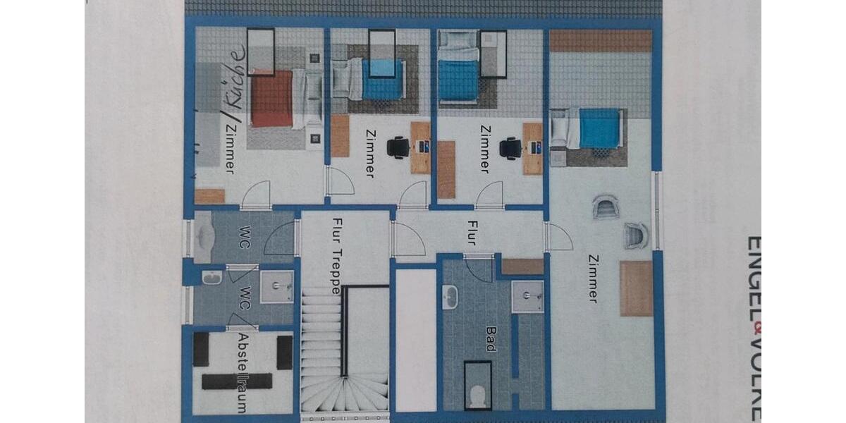 Dachgeschoßwohnung Bad Kissingen - 3 Zimmer, 75 m&sup2;, 900&euro; | Angebot:26327155
