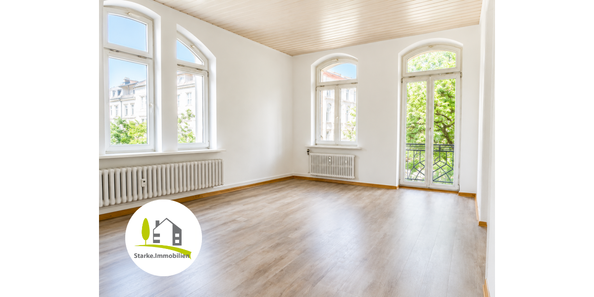 Altbaucharme in Kiel-Gaarden: helle 3-Zimmer-Wohnung mit 2 Balkonen – WG-geeignet - Etagenwohnung Kiel Gaarden-Ost | Angebot:27005110