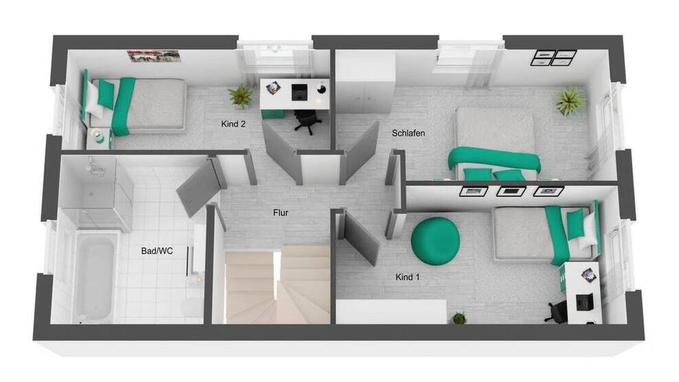 Ihr Haus zur Miete! 6 Zimmer mit Garten I 2 Stellplätze I 2 Bäder
