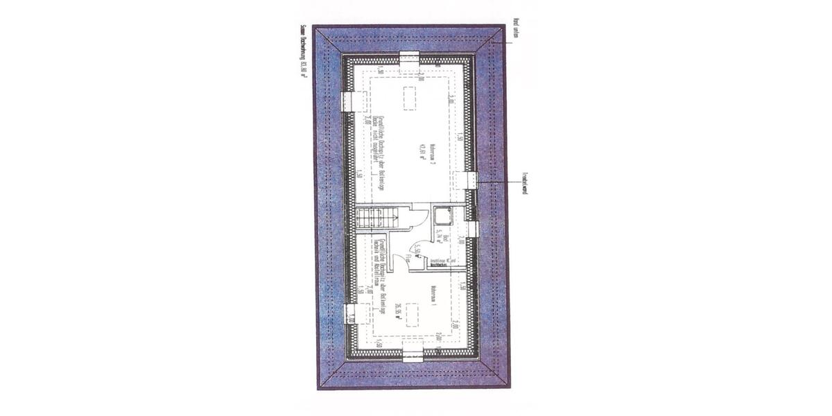 Dachgeschoßwohnung Bad Schussenried - 2 Zimmer, 88 m&sup2;, 1.100&euro; | Angebot:24842589