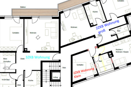 Wohnung Pirmasens Niedersimten - 3 Zimmer, 86 m&sup2;, 740&euro; | Angebot:25234831