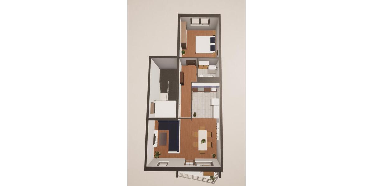 Etagenwohnung Nordhausen - 2 Zimmer, 53 m&sup2;, 265&euro; | Angebot:26563054