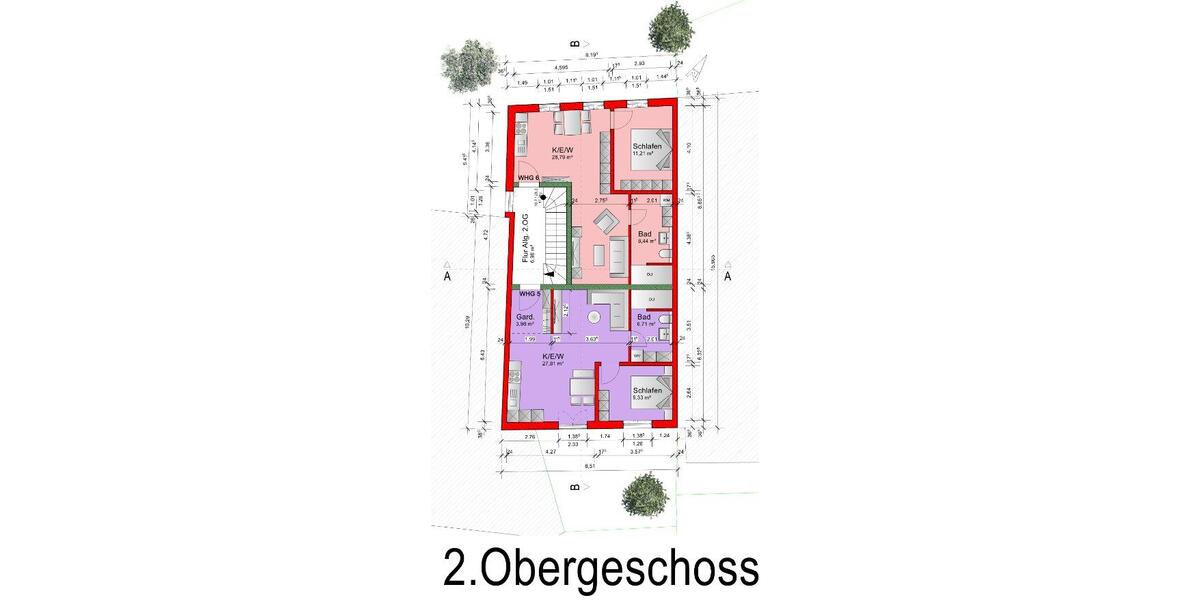 Etagenwohnung Pfarrkirchen - 2 Zimmer, 50 m&sup2;, 600&euro; | Angebot:26553405