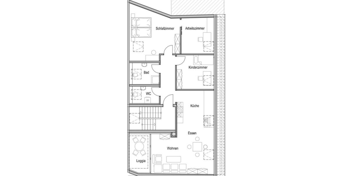4 Zimmer Dachgeschosswohnung in Niedernberg zu vermieten 03.2026 4 zimmer