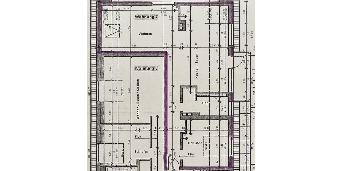 Dachgeschoßwohnung Kassel Niederzwehren - 2 Zimmer, 72 m&sup2;, 695&euro; | Angebot:26631050