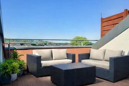 Dachgeschosswohnung + sonnige Terasse - Heidenau, ruhig & zentral 3 zimmer