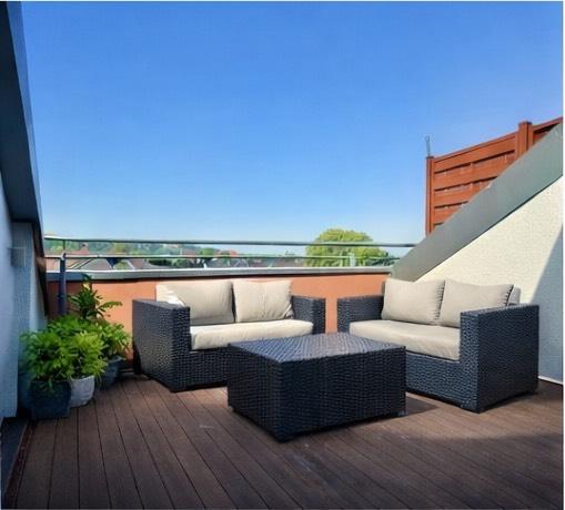 Dachgeschosswohnung + sonnige Terasse - Heidenau, ruhig & zentral 3 zimmer