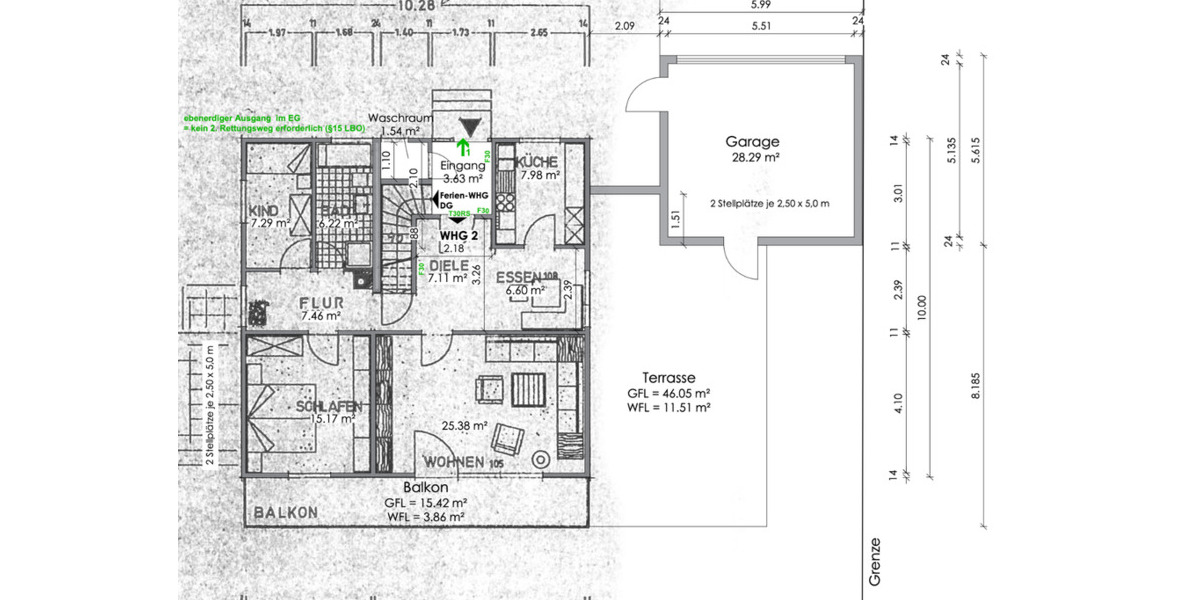 Erdgeschoßwohnung Überlingen - 3 Zimmer, 100 m&sup2;, 1.130&euro; | Angebot:24641646