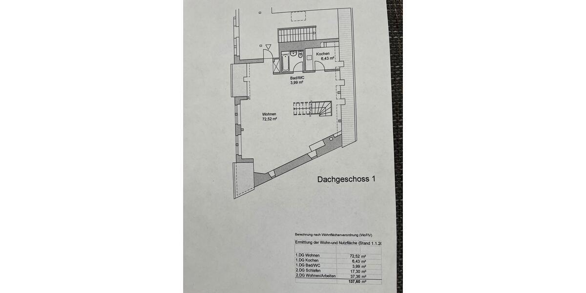 Maisonettenwohnung Hungen - 2.5 Zimmer, 138 m&sup2;, 1.050&euro; | Angebot:26262335