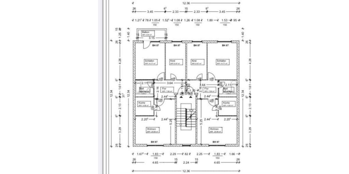 Etagenwohnung Pasewalk Anklamer Siedlung - 3 Zimmer, 60 m&sup2;, 540&euro; | Angebot:25211840