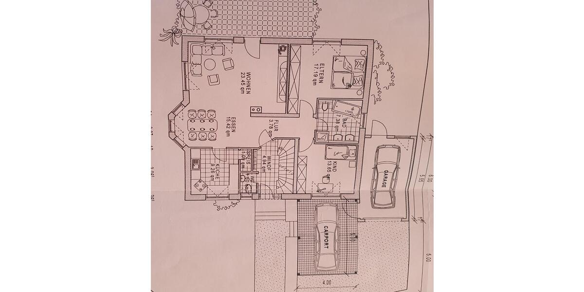 Erdgeschoßwohnung Blaufelden - 3 Zimmer, 100 m&sup2;, 1.000&euro; | Angebot:25886738