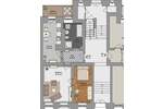 Qualitative Erdgeschoss- WE mit Balkon, FB-Heizung, Bad mit Dusche, Wanne, Fenster 2 zimmer