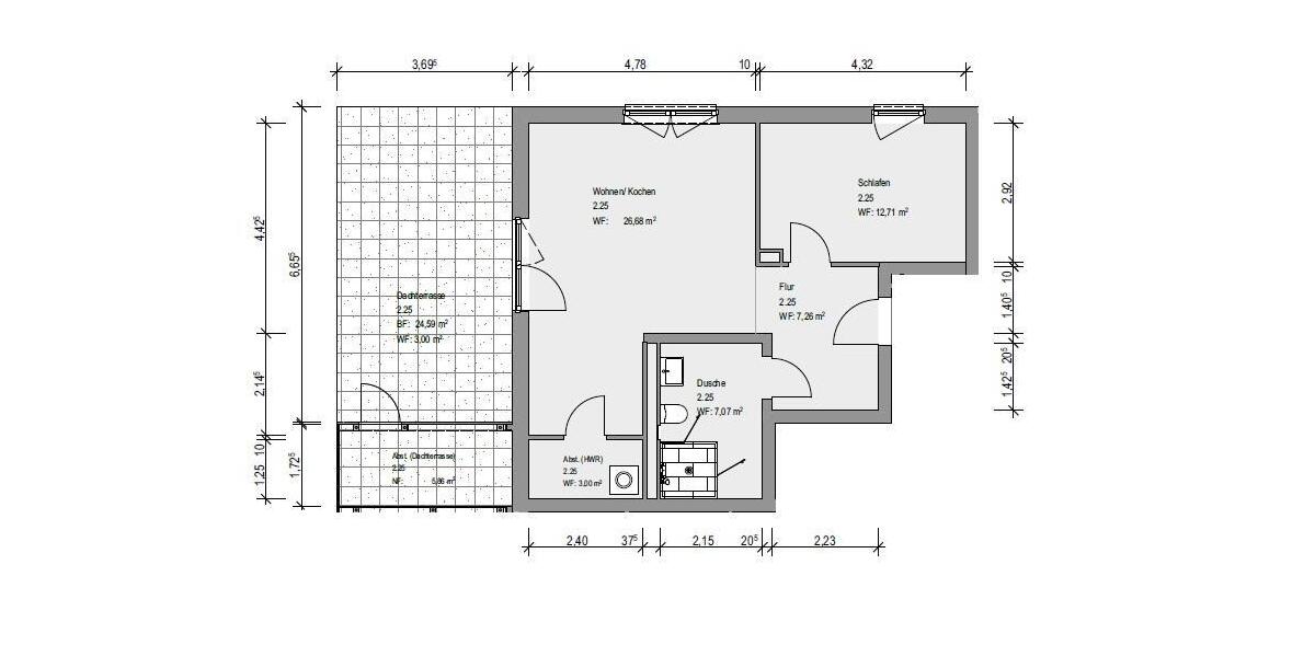 Einfamilienhaus Bad Harzburg - 2 Zimmer, 61 m&sup2;, 373&euro; | Angebot:26564249