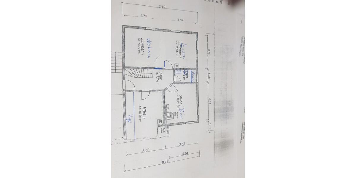 Etagenwohnung Ihringen - 4 Zimmer, 119 m&sup2;, 1.300&euro; | Angebot:26033398