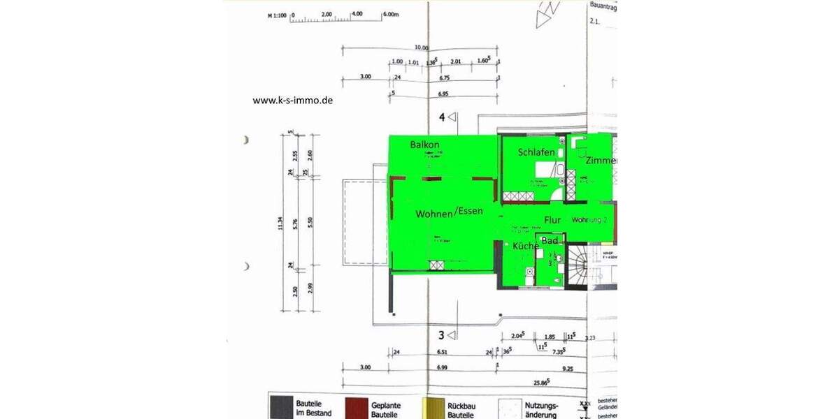 Etagenwohnung Vöhringen - 3 Zimmer, 102 m&sup2;, 1.200&euro; | Angebot:25675450