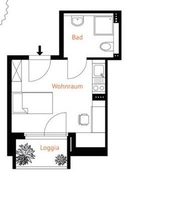 Vollmöbilierte Studentenwohnung zum 1.4.26 zu vermieten zimmer