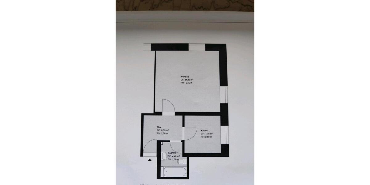 Etagenwohnung Otterfing - 1 Zimmer, 43 m&sup2;, 1.000&euro; | Angebot:25148455