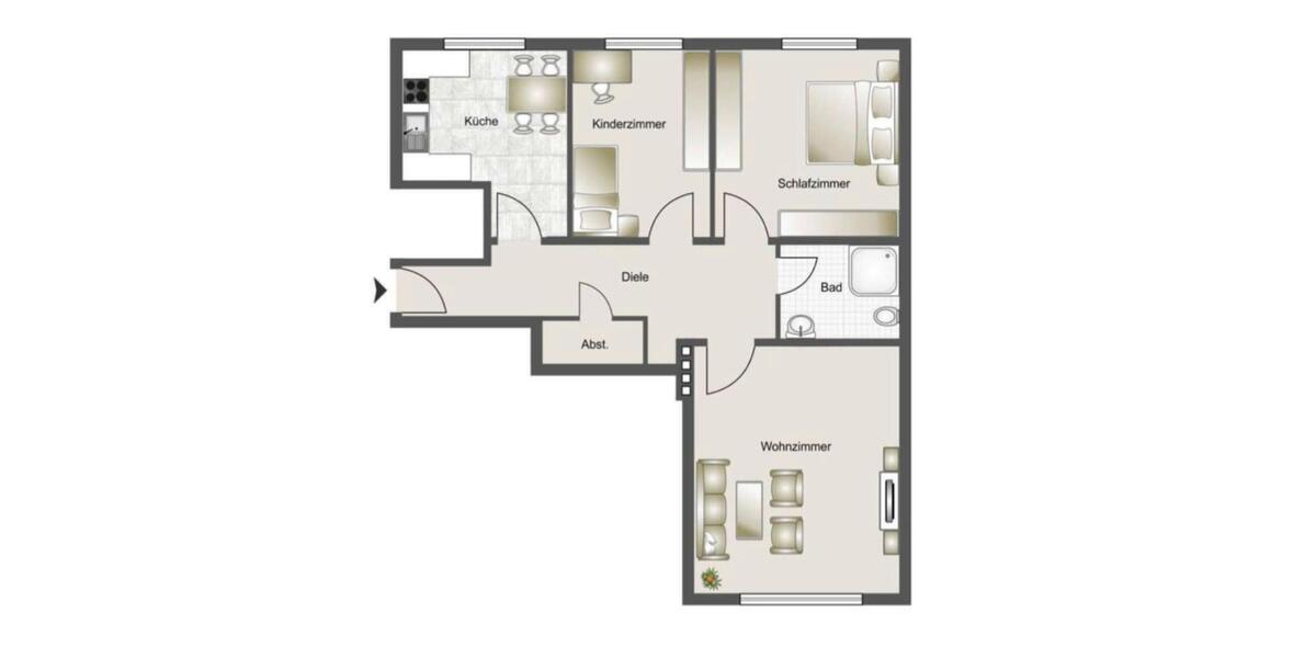 Wohnen auf Zeit Aachen Aachen-Mitte - 3 Zimmer, 85 m&sup2;, 350&euro; | Angebot:26319820
