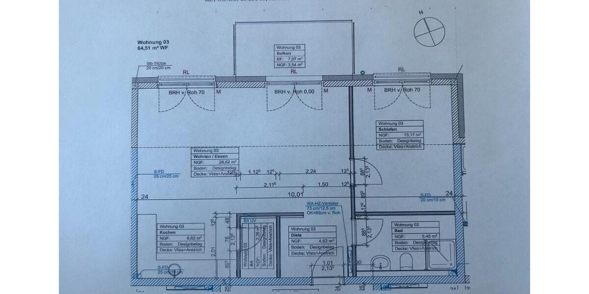 Erdgeschoßwohnung Bad Hersfeld - 2 Zimmer, 65 m&sup2;, 1.070&euro; | Angebot:26002230