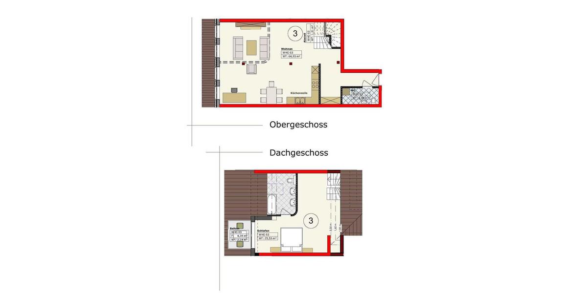 Etagenwohnung Hanstedt - 2 Zimmer, 104 m&sup2;, 1.295&euro; | Angebot:25378867