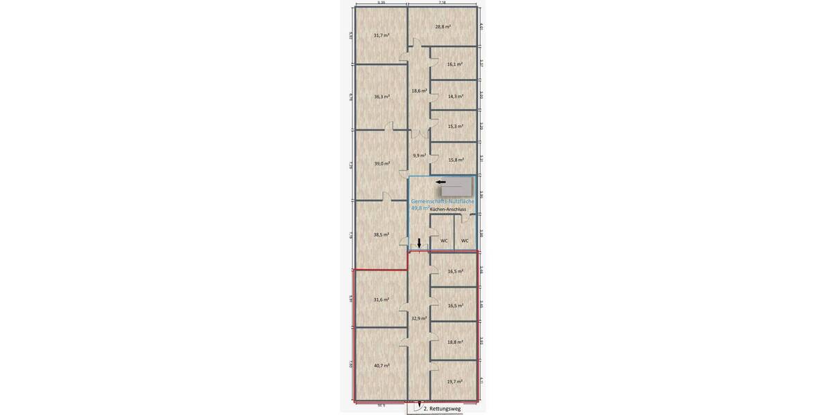 Gewerbeobjekt Leipzig Engelsdorf - 6 Zimmer, 202 m&sup2;, 1.815&euro; | Angebot:26247287