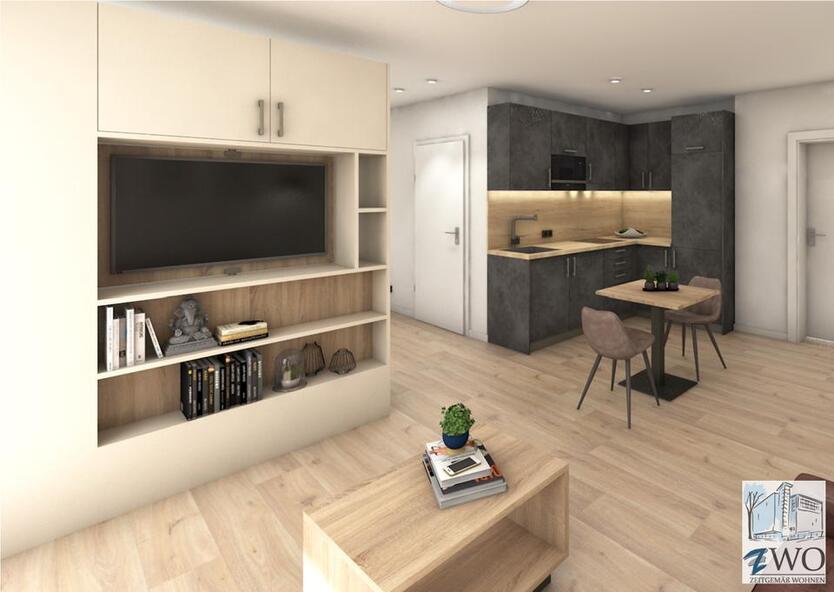 Dieses chicke, möblierte Ein-Zimmer Apartment wartet auf Sie!