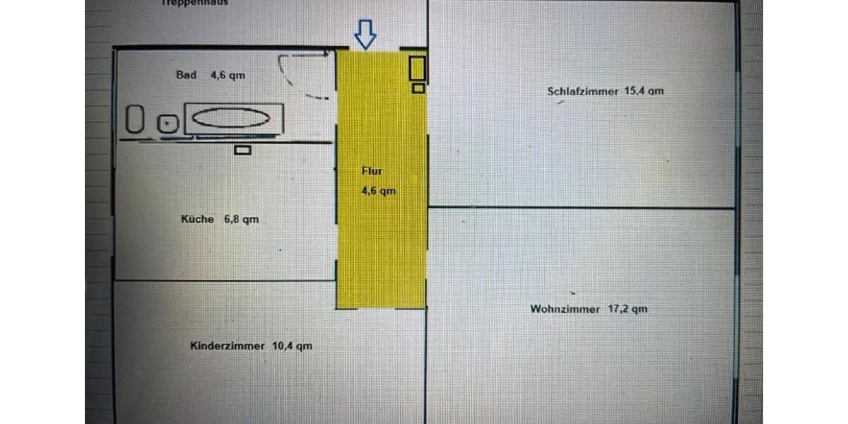 Etagenwohnung Grünhain-Beierfeld Beierfeld - 3 Zimmer, 59 m&sup2;, 290&euro; | Angebot:26178118
