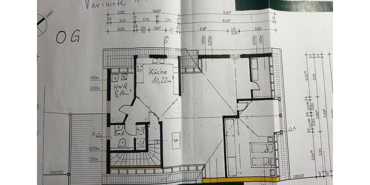 Dachgeschoßwohnung Kirchhain - 4 Zimmer, 98 m&sup2;, 1.705&euro; | Angebot:24838333