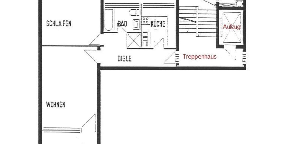 Etagenwohnung Bad Nauheim - 2 Zimmer, 70 m&sup2;, 875&euro; | Angebot:26221081