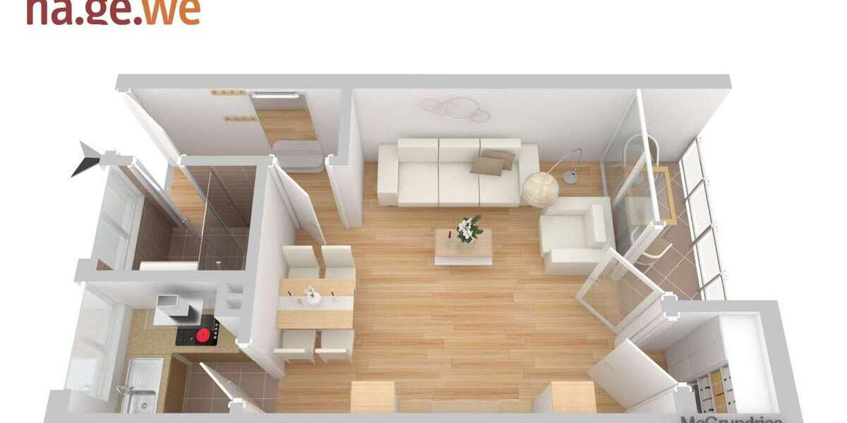 Wohnung zum Mieten in Hagen 244 € 40 m² 1 zimmer