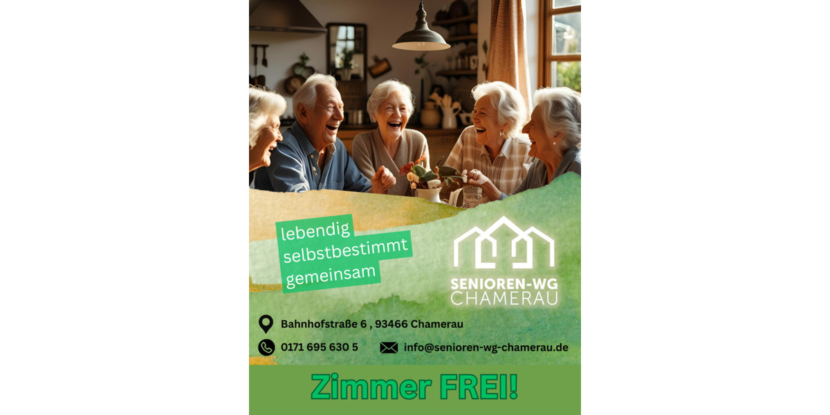 1-Zi.-Wohnung m. Terrasse: Senioren-WG, 24-Std-BetreuungPflege 27 zimmer