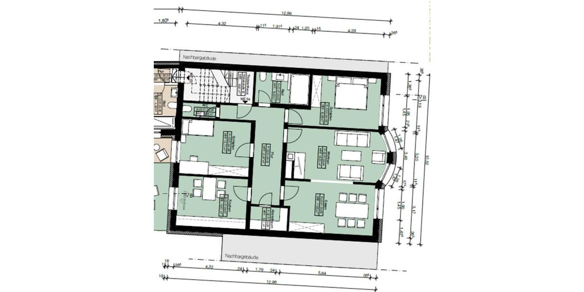 Zentral gelegene schöne 3 Zimmer Wohnung mit Dachterrasse zimmer